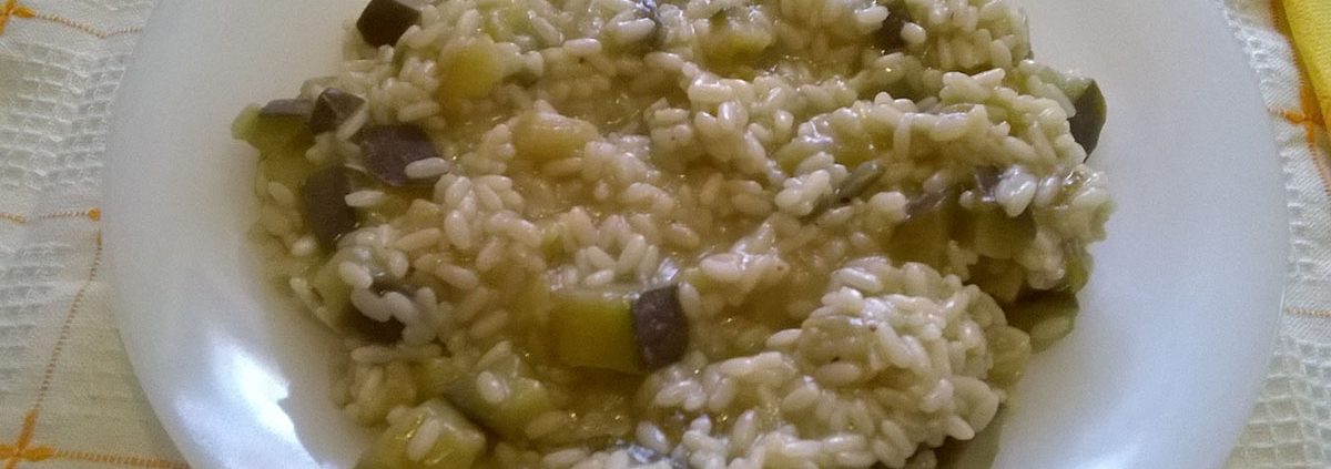 risotto alle melanzane