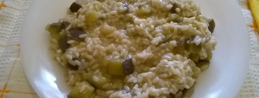 risotto alle melanzane