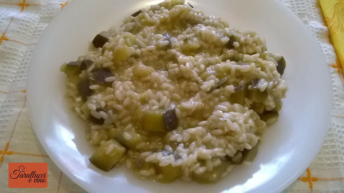 risotto alle melanzane