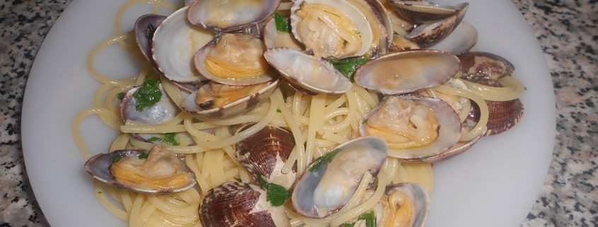 spaghetti con le vongole
