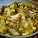 Pollo e patate in padella