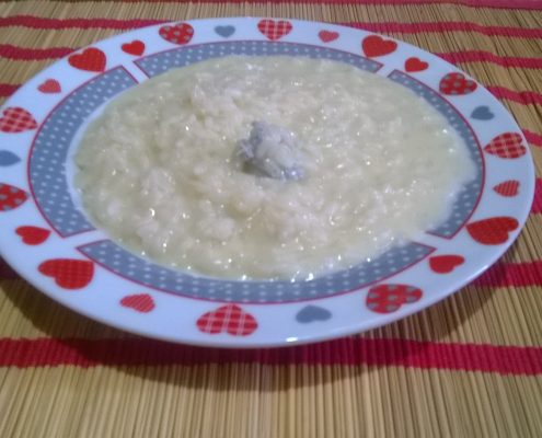 Risotto parmigiano e gorgonzola