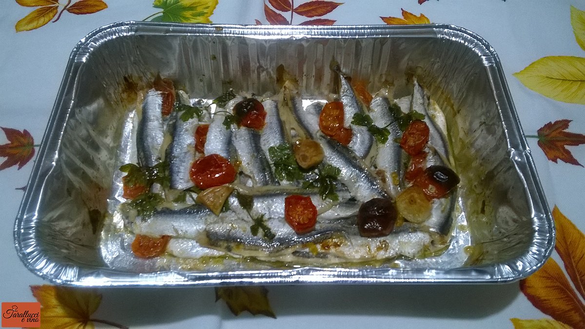 Alici al forno