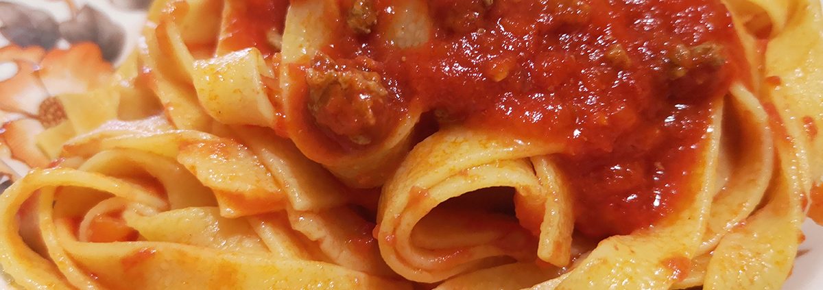 Fettuccine al ragù