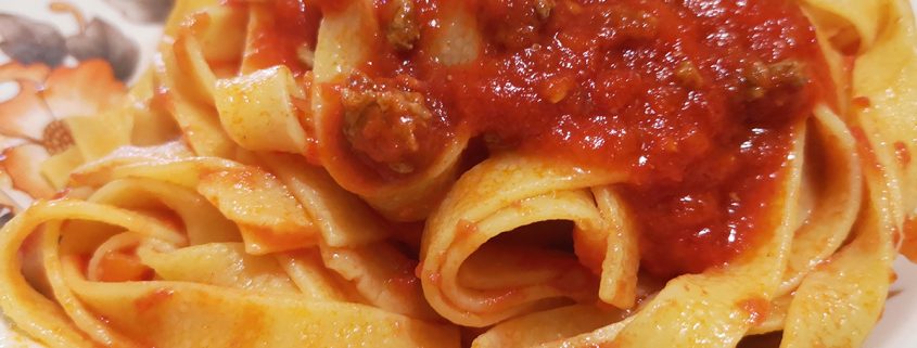 Fettuccine al ragù