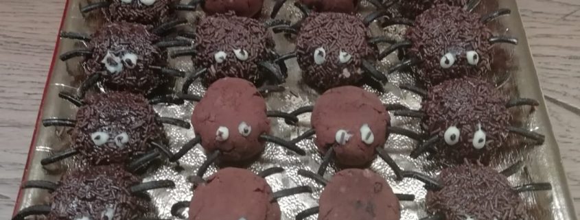 Biscotti ragnetti di Halloween