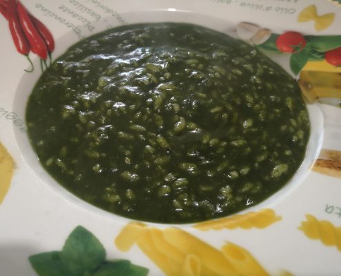 Risotto agli spinaci
