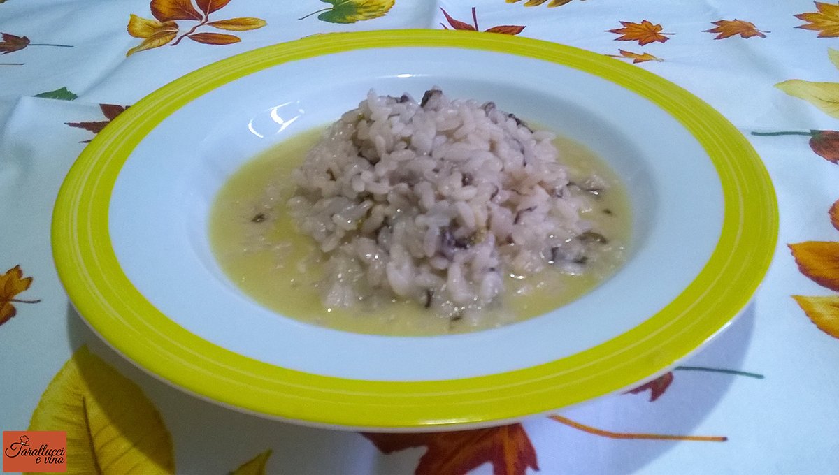 Risotto radicchio e galbanino