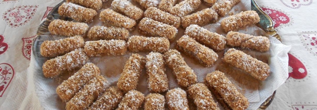 Pavesini con nutella e cocco