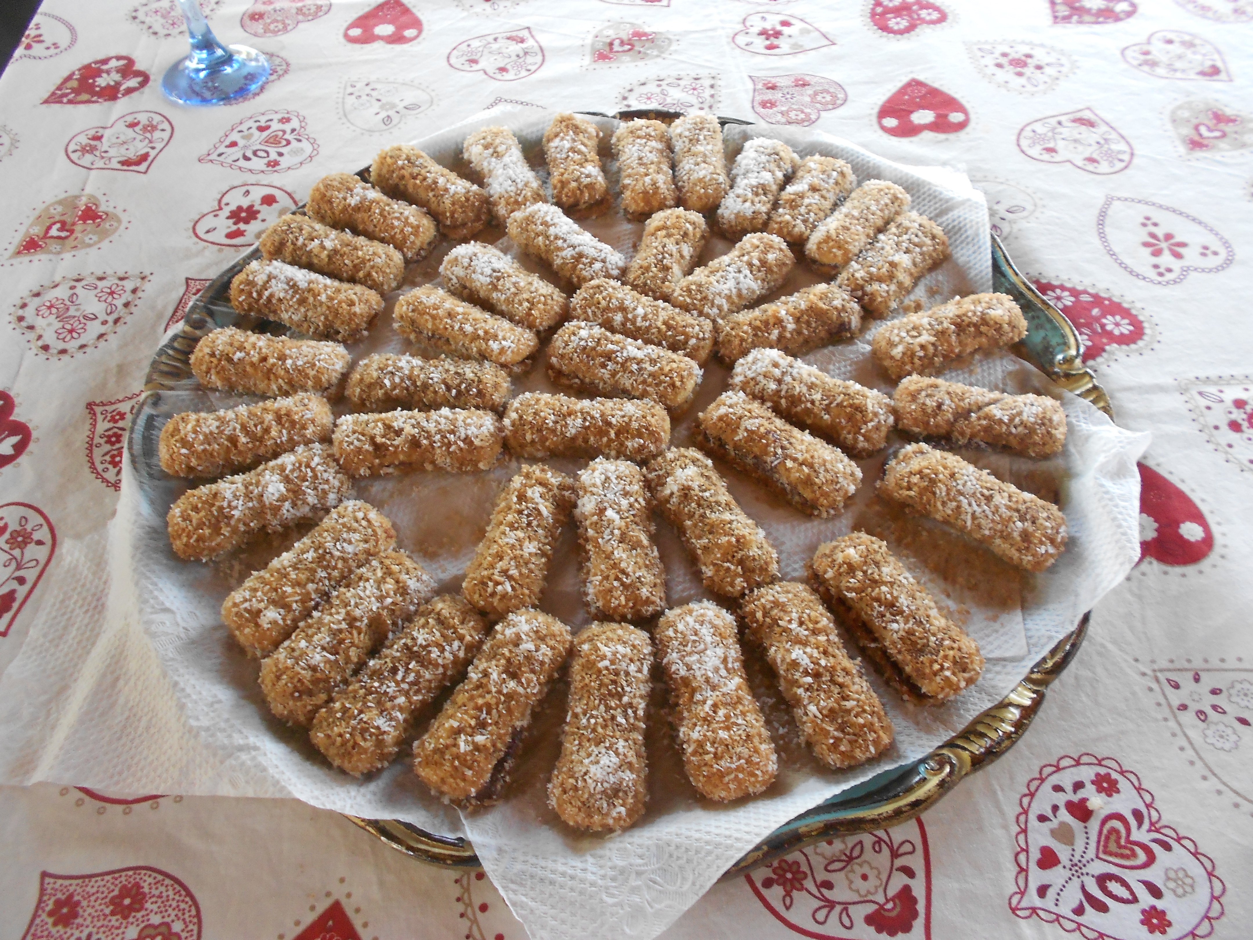 Pavesini con nutella e cocco