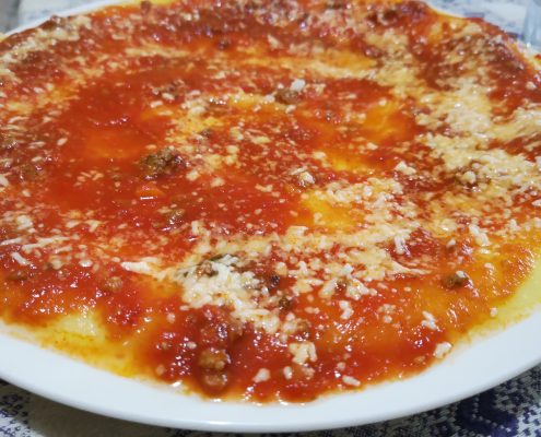 Polenta al sugo di carne