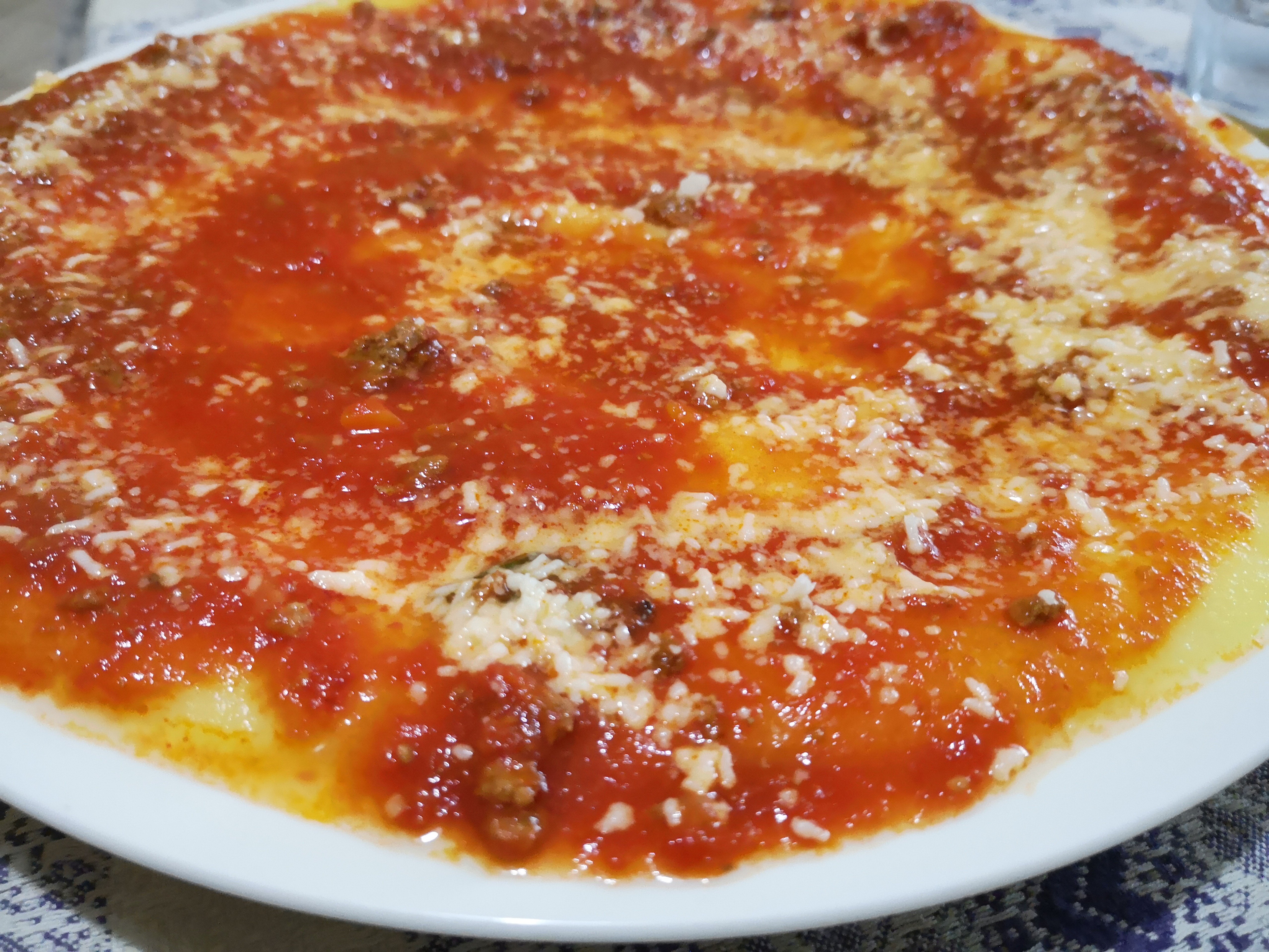 Polenta al sugo di carne