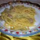 Tonnarelli carciofi e salsiccia