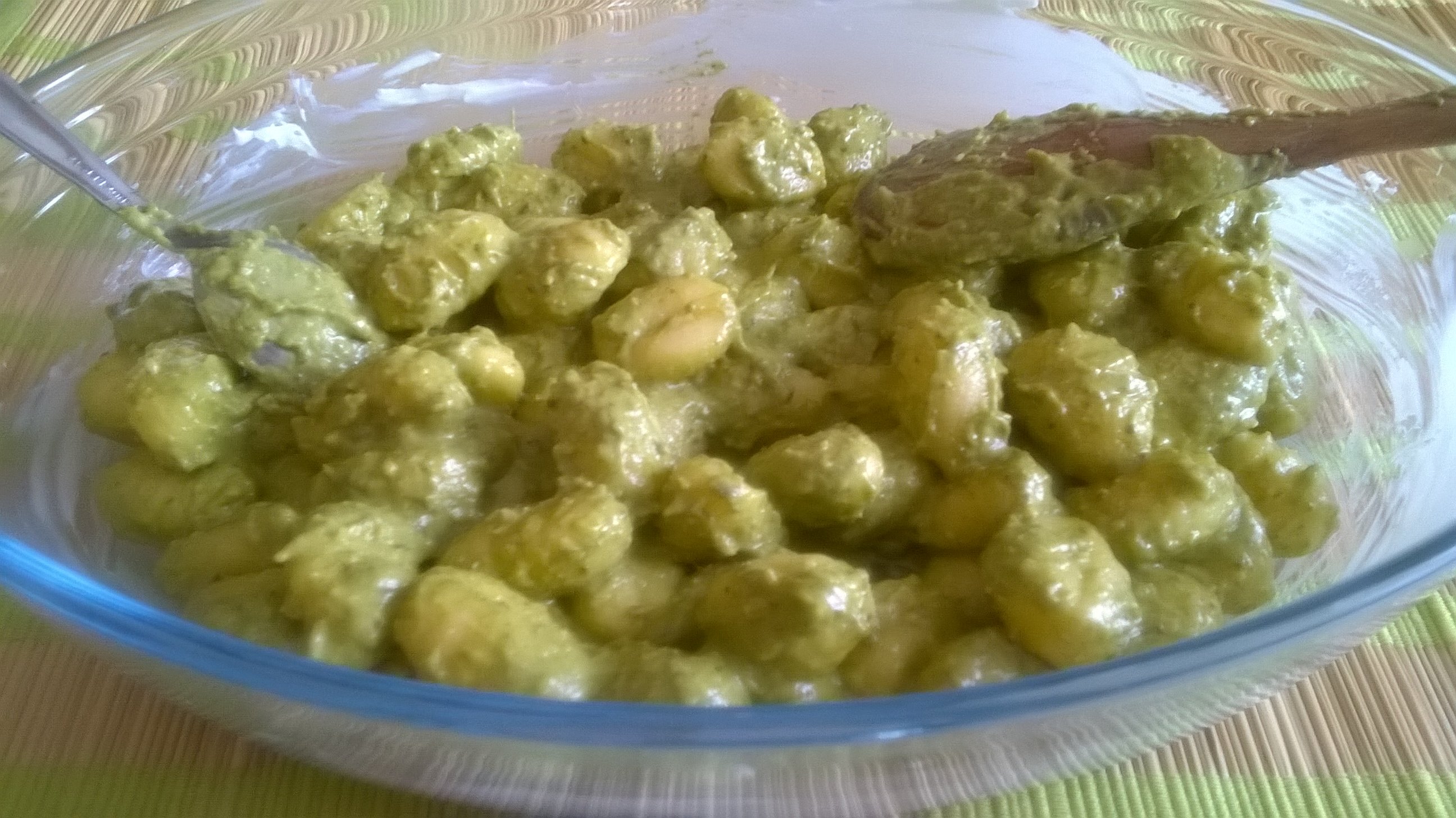 gratin di gnocchi al pesto