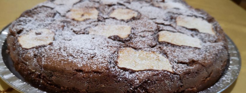 torta di mele e cioccolato