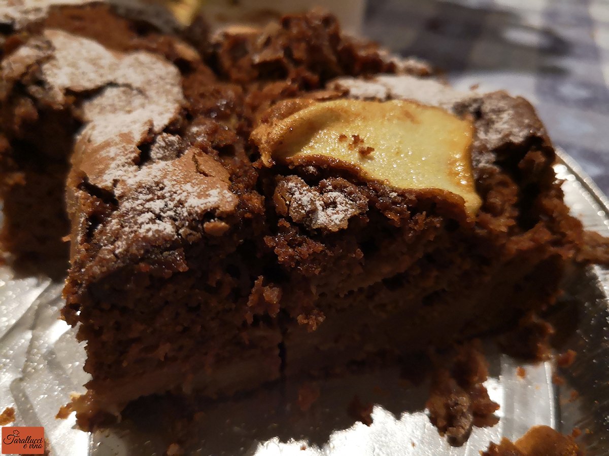torta di mele e cioccolato