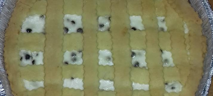 Crostata alla ricotta e gocce di cioccolato