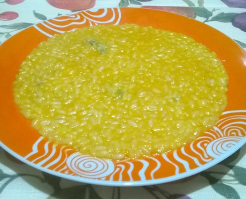 Risotto alla zucca e gorgonzola