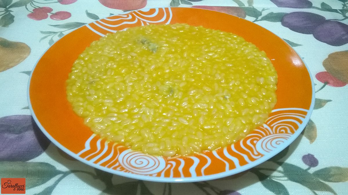 Risotto alla zucca e gorgonzola
