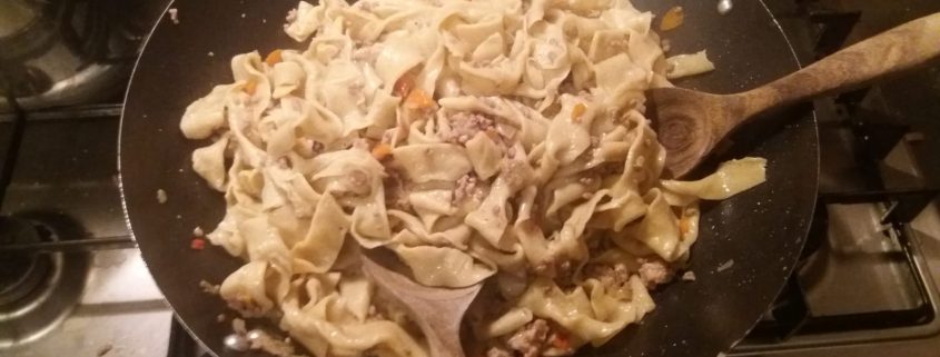 Pappardelle al ragù bianco