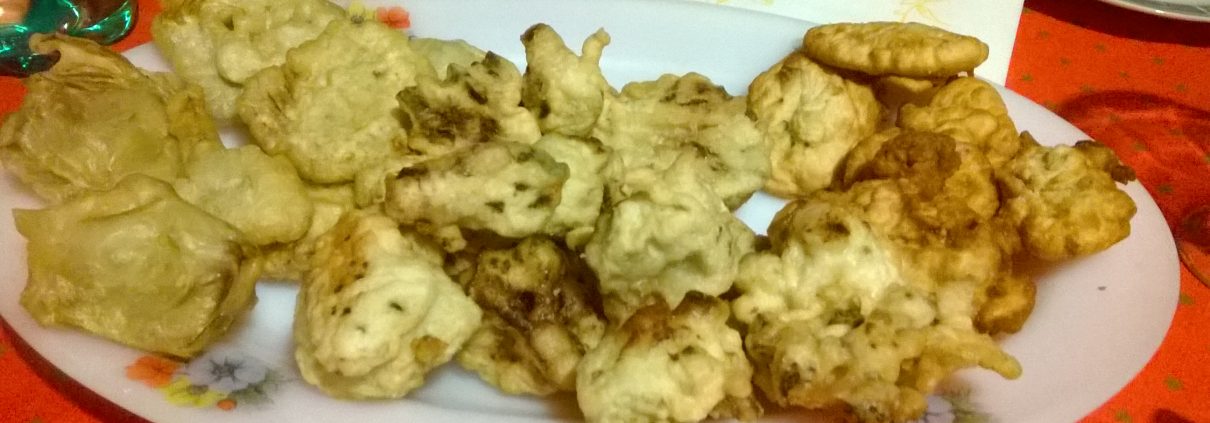 frittelle di broccoli e carciofi