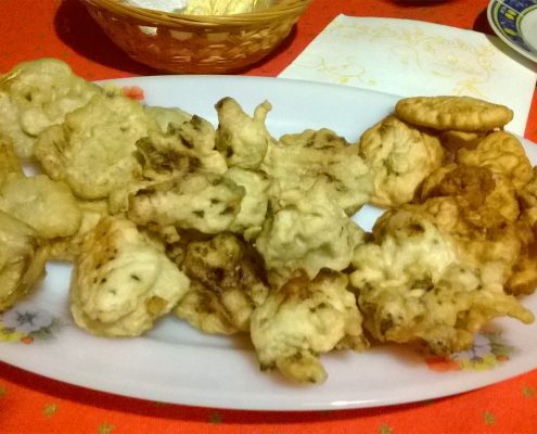 frittelle di broccoli e carciofi
