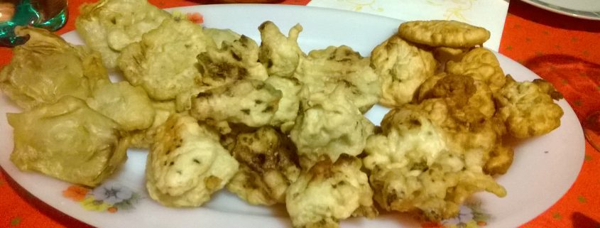 frittelle di broccoli e carciofi