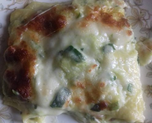 Lasagna bianca alle zucchine