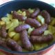 Salsicce e patate al forno