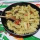 Fusilli artigianali con funghi e piselli
