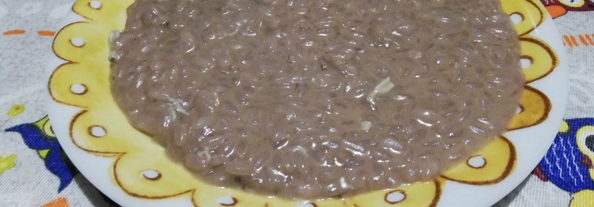 risotto radicchio e gorgonzola