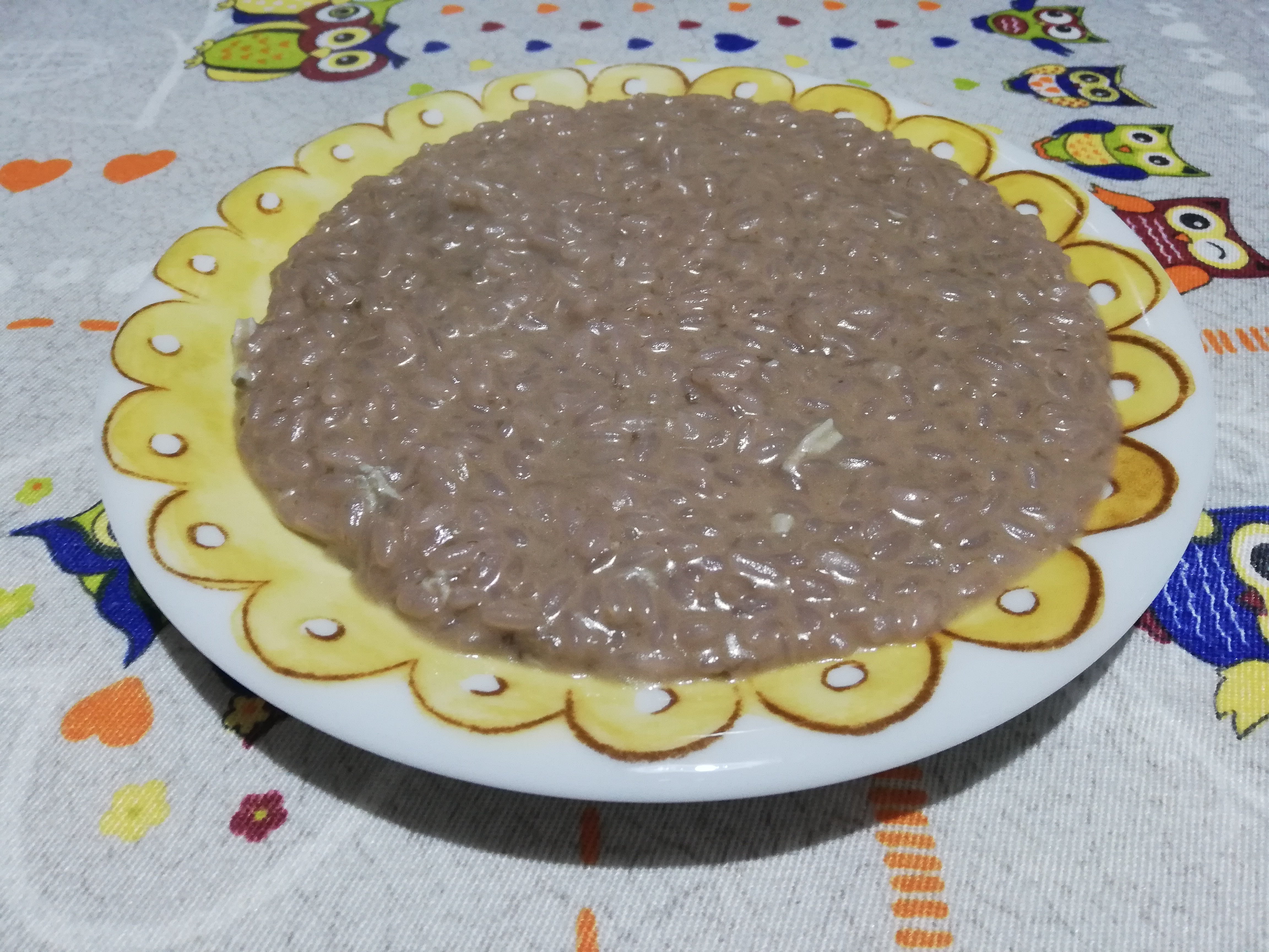 risotto radicchio e gorgonzola