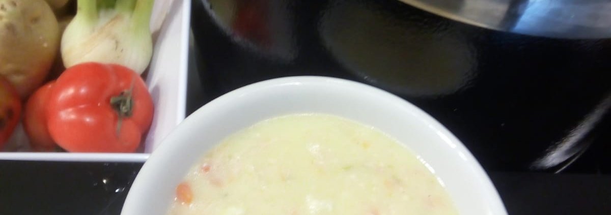 vellutata di brie e peperoni