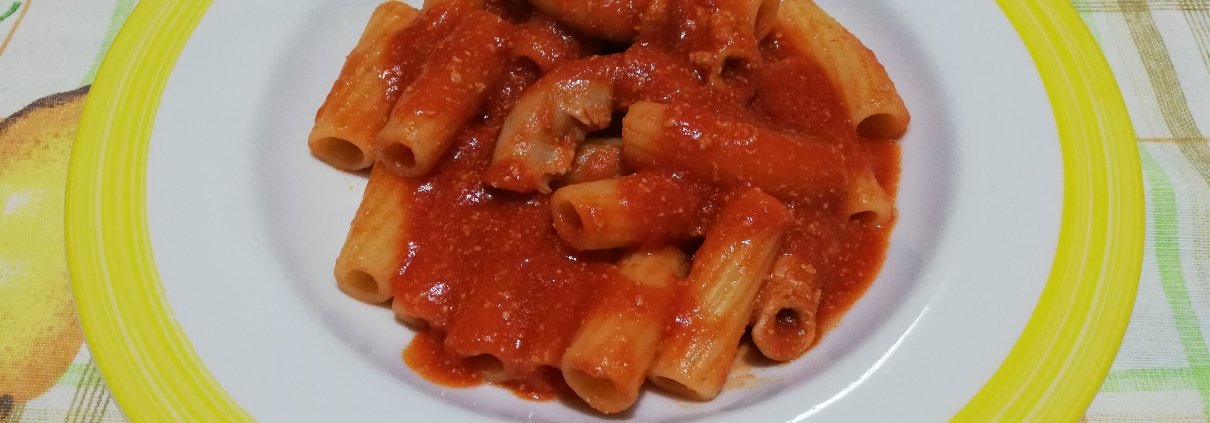 rigatoni con la pajata