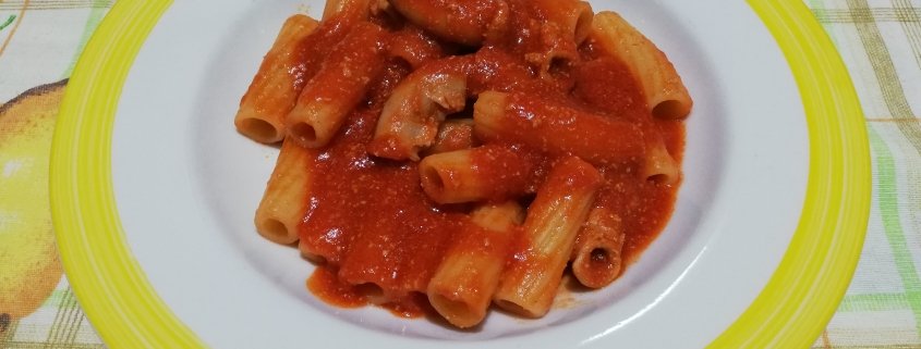 rigatoni con la pajata
