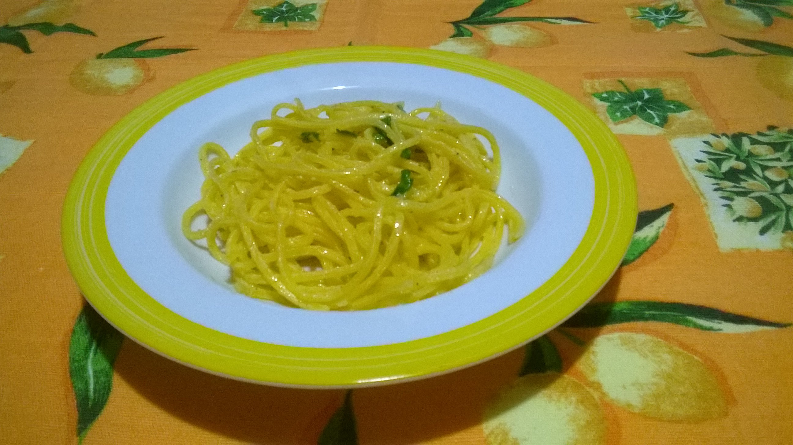 Tagliolini al limone
