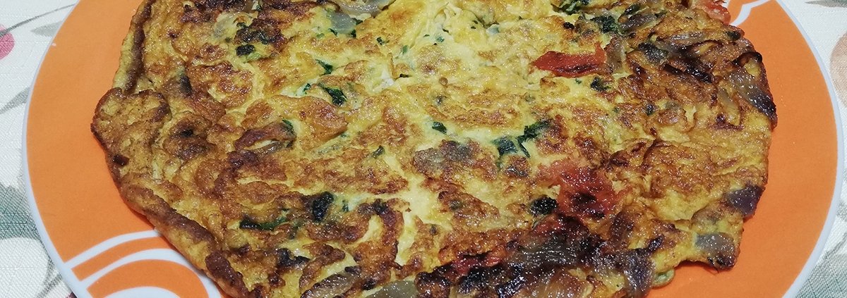frittata coi pomodorini