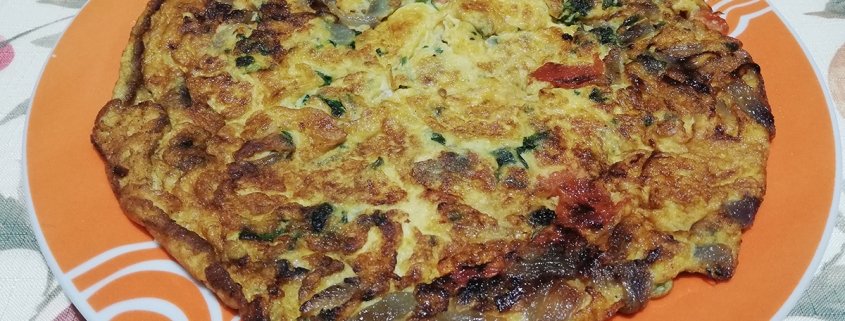 frittata coi pomodorini