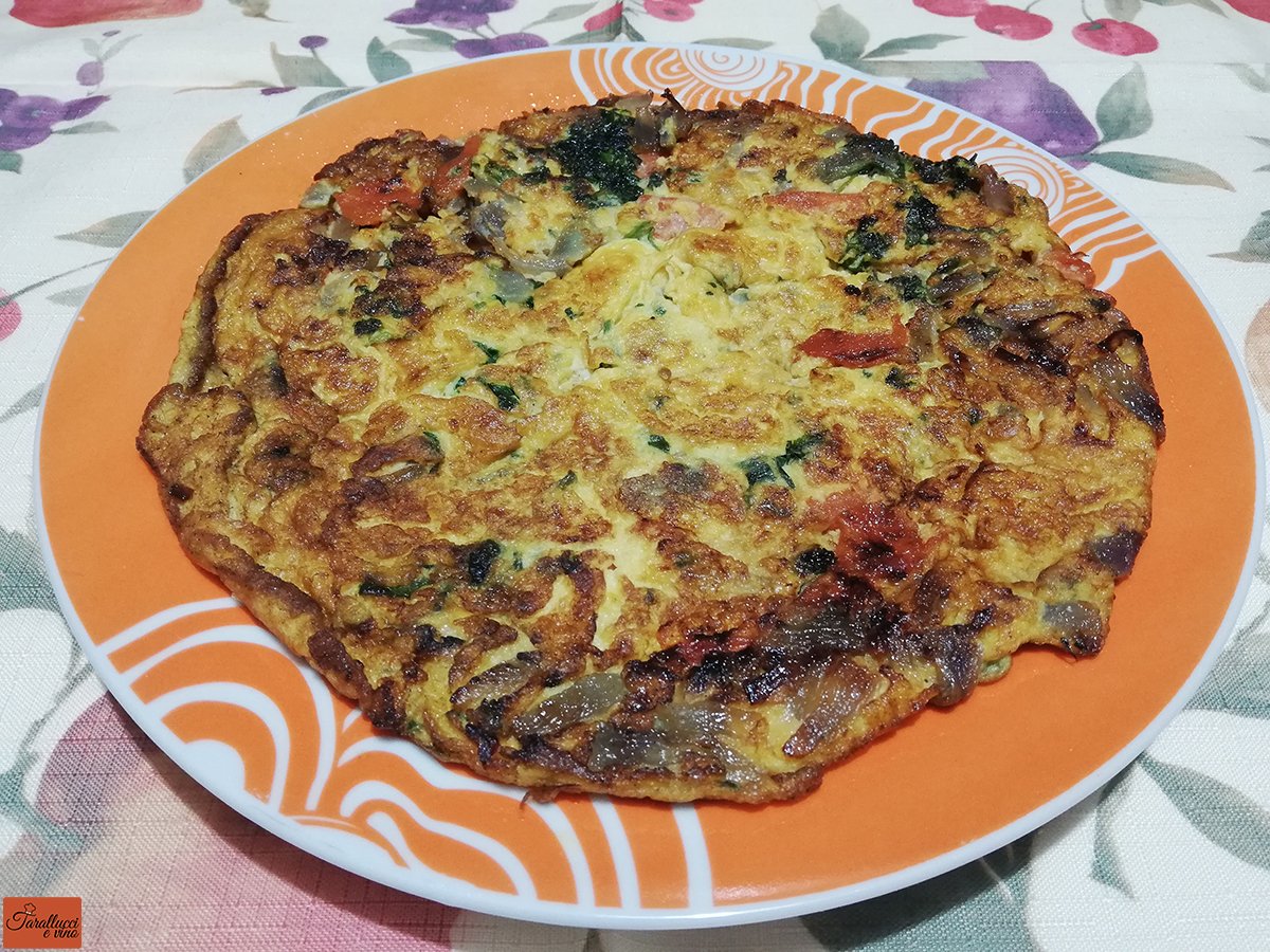frittata coi pomodorini