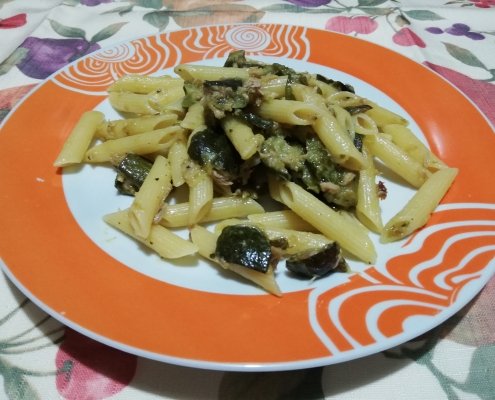 penne al tonno e zucchine