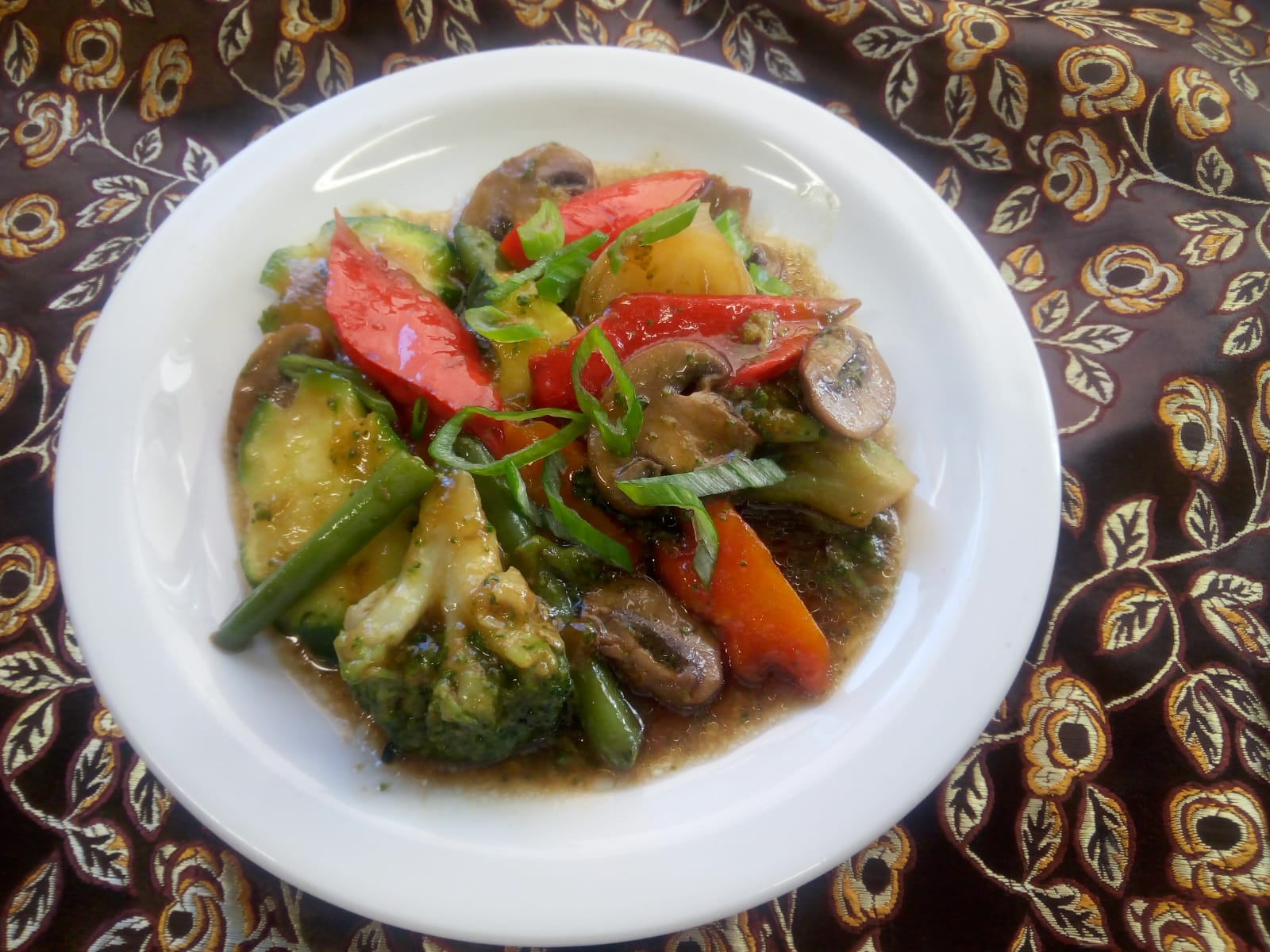 verdure miste con soia e olio di sesamo