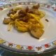 Fettuccine funghi e salsiccia