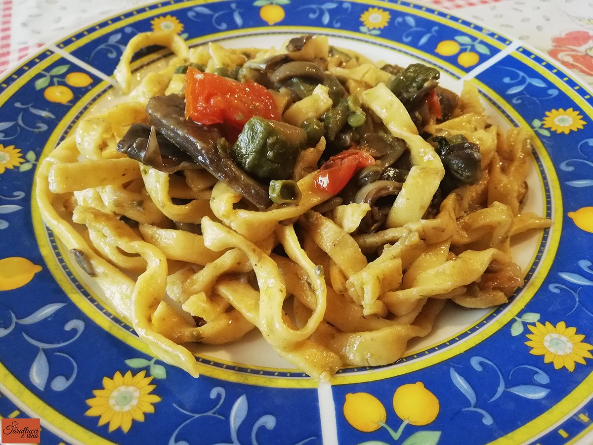 fettuccine fantasia di primavera