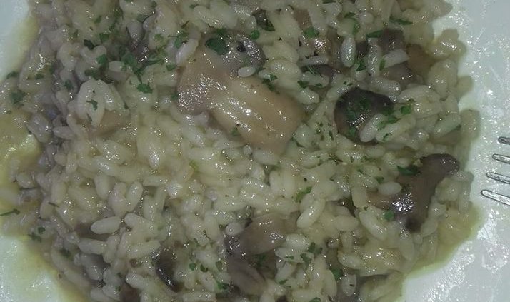 risotto i funghi champignon