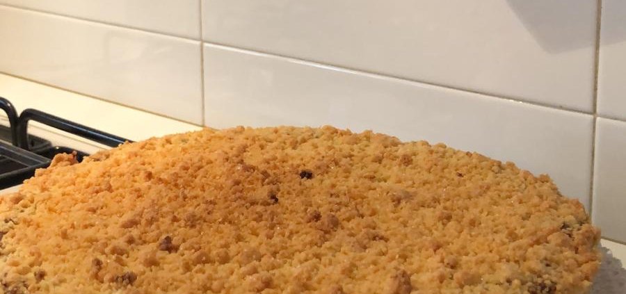 sbriciolata con ricotta e cacao