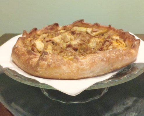 torta salata tonno e carciofini