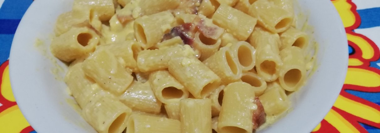Mezze maniche alla carbonara