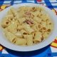 Mezze maniche alla carbonara
