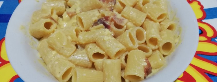 Mezze maniche alla carbonara