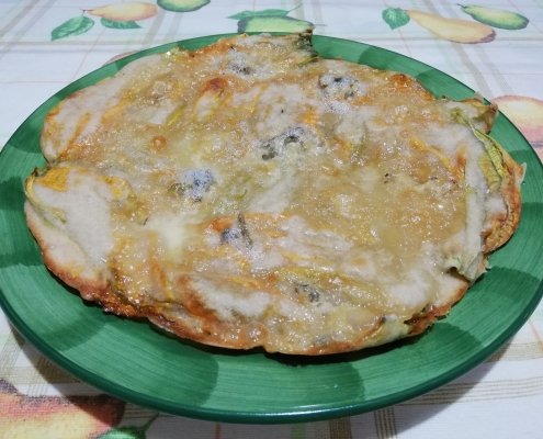 Fiori di zucca in pastella